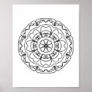 Recherche de mandala posters Coloring
