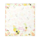 Recherche de abeille jaune blocsnotes Floral