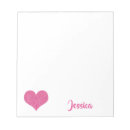 Suche nach rosa herz notizblock Niedlich