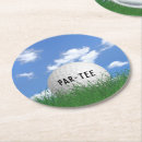 Recherche de boule golf de dessous de verres Herbe