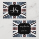 Recherche de drapeau britannique cartes visite Union jack