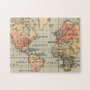 Recherche de cartes antiques puzzles Géographie