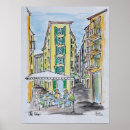 Suche nach straßenszene poster Aquarell