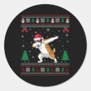 Recherche de chien de bernard autocollants Arbre de noël