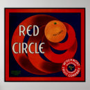 Suche nach roter kreis poster Vintage