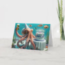 Recherche de octopus vœux cartes Océan