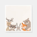 Recherche de animaux forêt serviettes Baby shower boisé