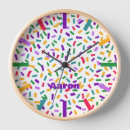 Suche nach lila und gelb wanduhren Modern