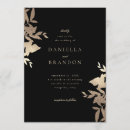 Suche nach botanical wedding einladungen Gold