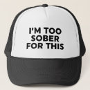 Recherche de sobre casquettes Alcool