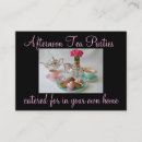 Suche nach tee party visitenkarten Vintag