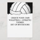 Suche nach volleyball einladungen Mädchen