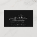 Recherche de chaussures noires cartes visite Mode