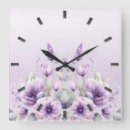 Recherche de murale pourpre horloges Motif