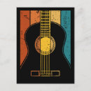 Recherche de guitare classique cartes postales Rétro