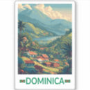 Recherche de dominica autocollants Drapeau de la dominique