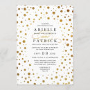 Recherche de de de confettis invitations mariage invitations Blanc