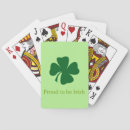 Suche nach vierblättriges kleeblatt spielkarten St patricks day