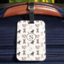 Suche nach hunde gepäckanhänger Monogramm
