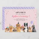 Recherche de dog pawty invitations Girl