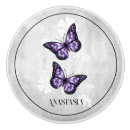 Recherche de fleur pourpre boutons et poignées de porte Élégant