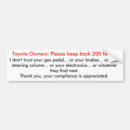 Recherche de accélérateur voiture autocollants Toyota