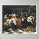 Suche nach jan steen poster Essen