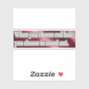 Recherche de tête rouge autocollants Router