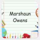 Recherche de scolaire autocollants Étiquettes