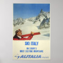 Suche nach ski italy poster Vintag