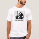 Suche nach panda liebe tshirts Schwarz weiß