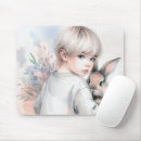 Recherche de fille lapin tapis souris Aquarelle