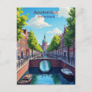 Recherche de amsterdam pays bas cartes postales Aquarelle