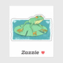 Suche nach grüner frosch aufkleber Teich