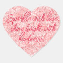 Recherche de message rose autocollants Typographie