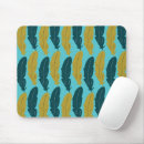 Recherche de plume bleue tapis souris Motif