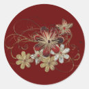 Recherche de pierre précieuse autocollants Floral