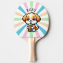 Recherche de chien mignon raquettes ping pong Kawaii