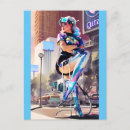 Recherche de futuriste cartes postales Cyberpunk