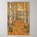 Suche nach birkenwald poster Goldene blätter
