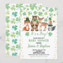 Recherche de shamrock baby shower invitations Jour de l'saint patrick