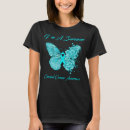 Recherche de de conscience de cancer tshirts Cervical