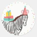Recherche de zebra party autocollants Zoo