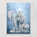 Suche nach wildnis postkarten Elefant