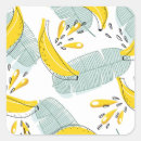 Recherche de motif banane autocollants Fruit