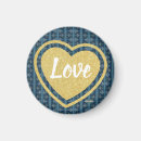 Recherche de coeur de rayure magnets Amour