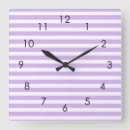 Recherche de rayures violettes horloges Tendance