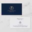 Recherche de bleu royal or cartes visite Élégant