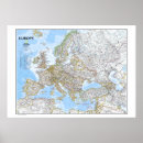 Suche nach classic map poster Europe
