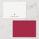 Recherche de coeur rouge simple cartes invitations Tendance